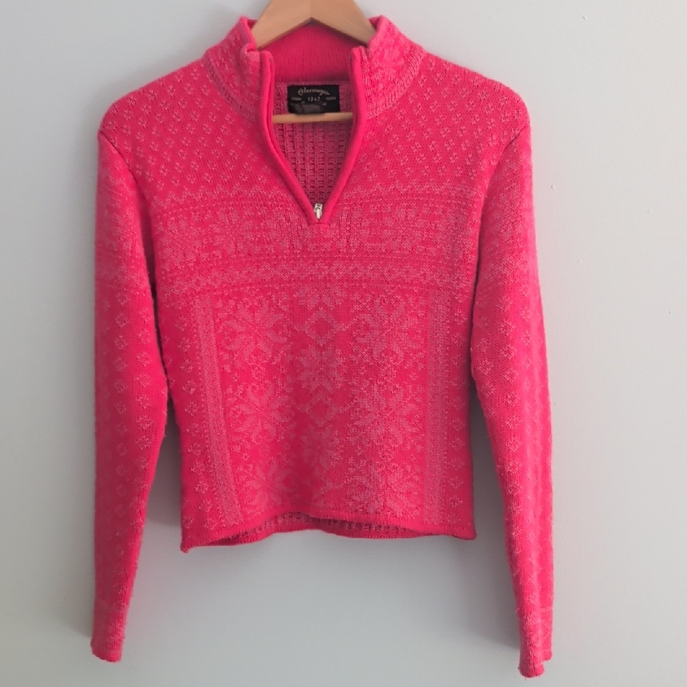 Obermeyer 1947 Signature 1/4 Zip Ski Sweater